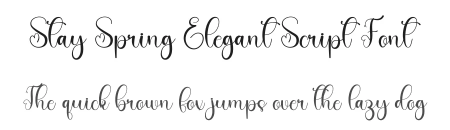 Stay Spring Elegant Script Font by freshtypeink — Script Handwritten Font