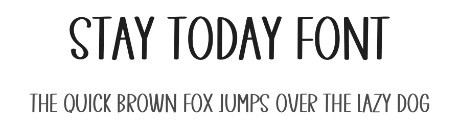 Stay Today Font by inermediaSTUDIO — Display Font