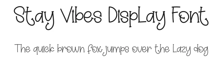 Stay Vibes Display Font by andikastudio — Display Font