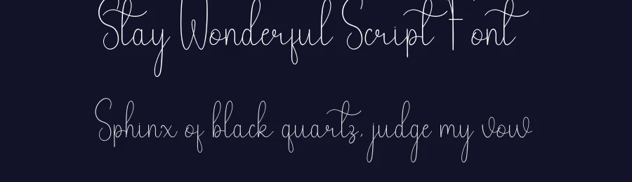 Stay Wonderful Script Font by andikastudio — Script Handwritten Font — thumbnail 2