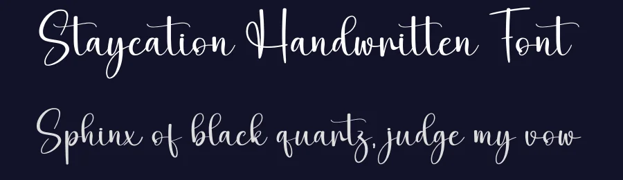 Staycation Handwritten Font by andikastudio — Script Handwritten Font — thumbnail 2
