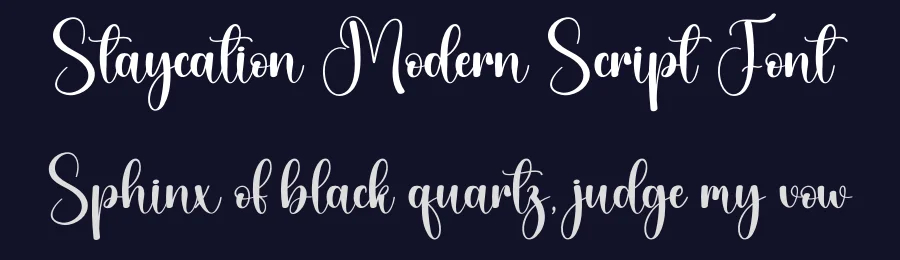 Staycation Modern Script Font by creativeletter — Script Handwritten Font — thumbnail 2