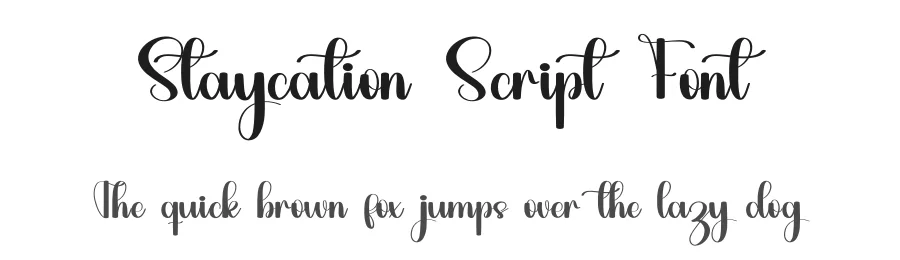 Staycation Script Font by inermediaSTUDIO — Script Handwritten Font