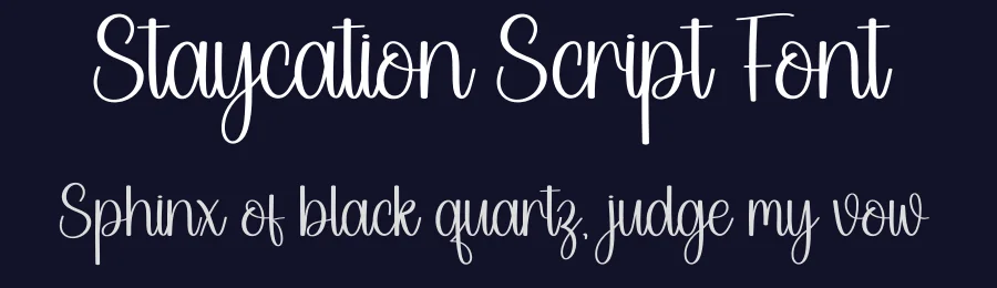 Staycation Script Font by creativeletter — Script Handwritten Font — thumbnail 2