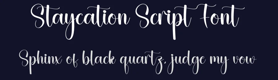 Staycation Script Font by creativeletter — Script Handwritten Font — thumbnail 2