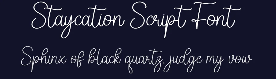 Staycation Script Font by creativeletter — Script Handwritten Font — thumbnail 2