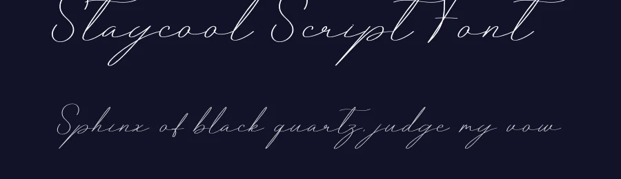 Staycool Script Font by creativeletter — Script Handwritten Font — thumbnail 2