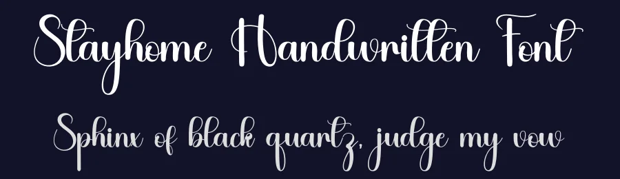 Stayhome Handwritten Font by inermediaSTUDIO — Script Handwritten Font — thumbnail 2