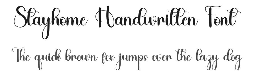 Stayhome Handwritten Font by inermediaSTUDIO — Script Handwritten Font
