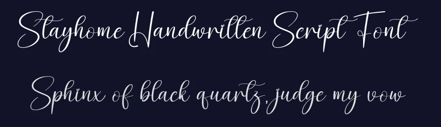 Stayhome Handwritten Script Font by andikastudio — Script Handwritten Font — thumbnail 2