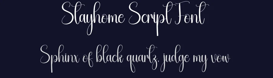 Stayhome Script Font by creativeletter — Script Handwritten Font — thumbnail 2