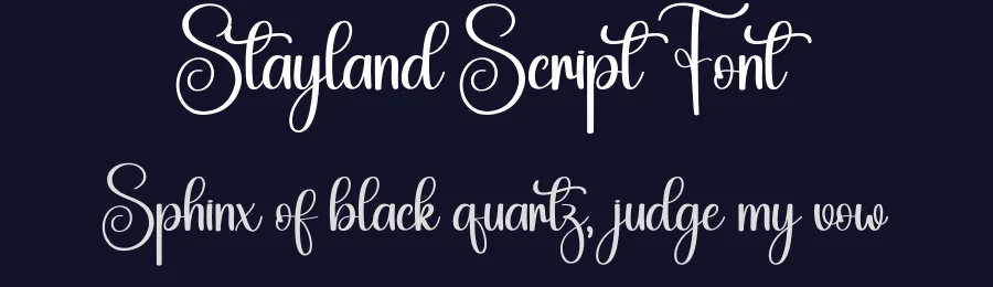 Stayland Script Font by creativeletter — Script Handwritten Font — thumbnail 2