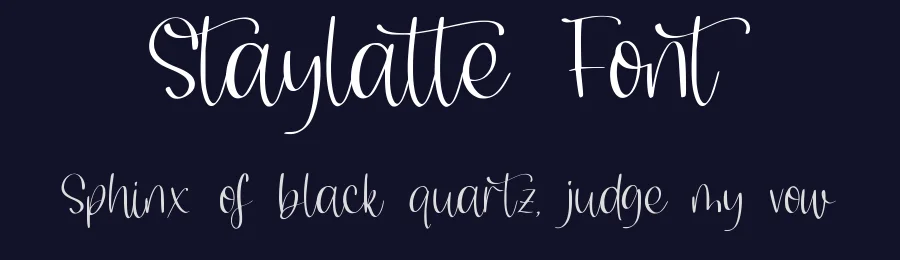 Staylatte Font by qwrtype — Script Handwritten Font — thumbnail 2