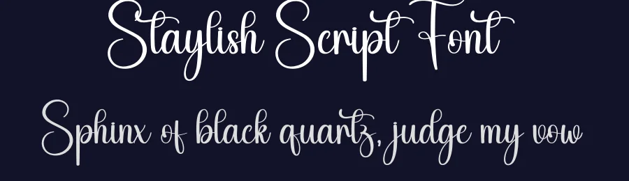 Staylish Script Font by creativeletter — Script Handwritten Font — thumbnail 2