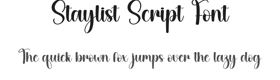 Staylist Script Font by andikastudio — Script Handwritten Font