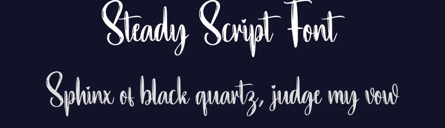 Steady Script Font by creativeletter — Script Handwritten Font — thumbnail 2