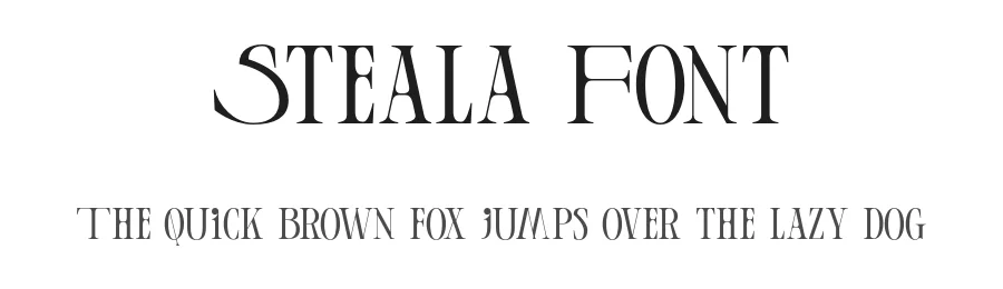Steala Font by roomspace.cl — Serif Font