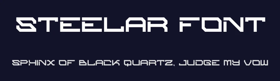 Steelar Font by Maknastd — Display Font — thumbnail 2