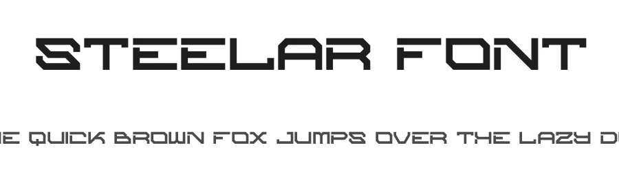 Steelar Font by Maknastd — Display Font