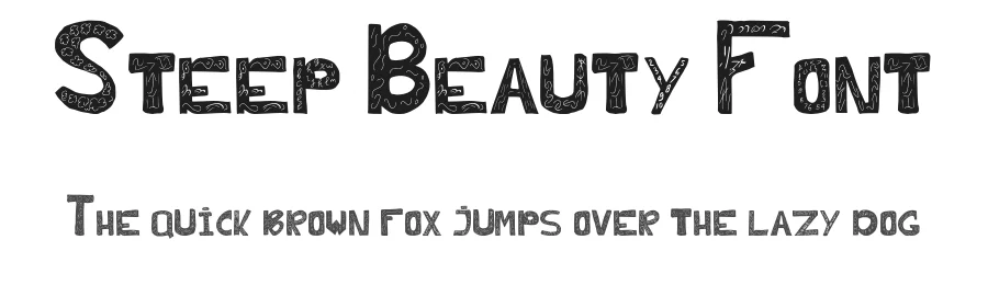 Steep Beauty Font by [email protected] — Display Font