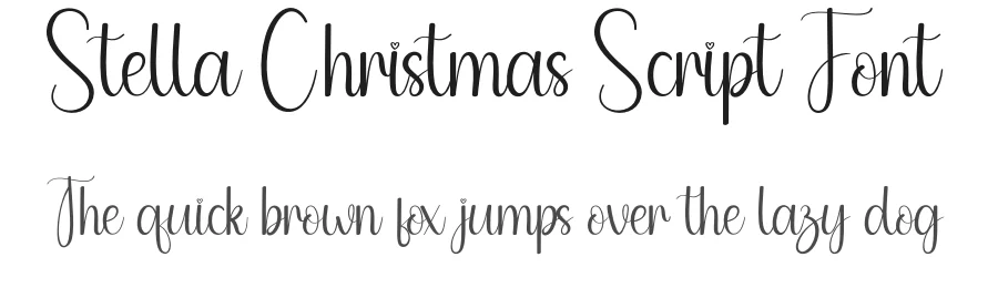Stella Christmas Script Font by andikastudio — Script Handwritten Font