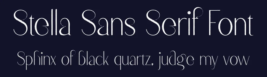 Stella Sans Serif Font by vpcreativeshop — Display Font — thumbnail 2