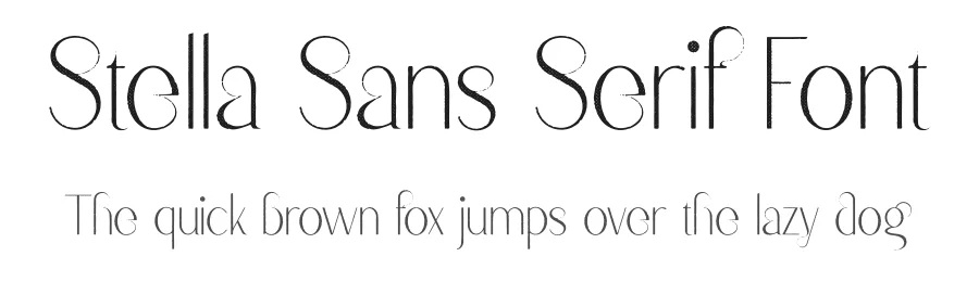 Stella Sans Serif Font by vpcreativeshop — Display Font