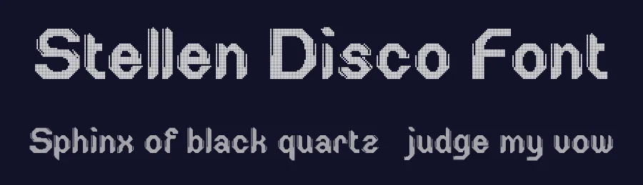 Stellen Disco Font by craftsupplyco — Display Font — thumbnail 2