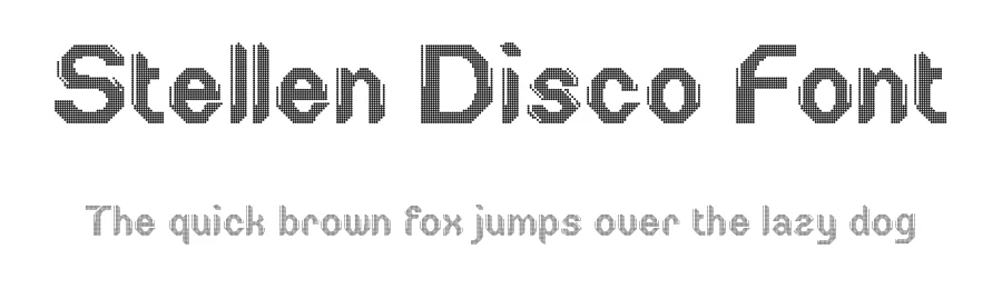 Stellen Disco Font by craftsupplyco — Display Font