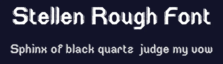 Stellen Rough Font by craftsupplyco — Display Font — thumbnail 2