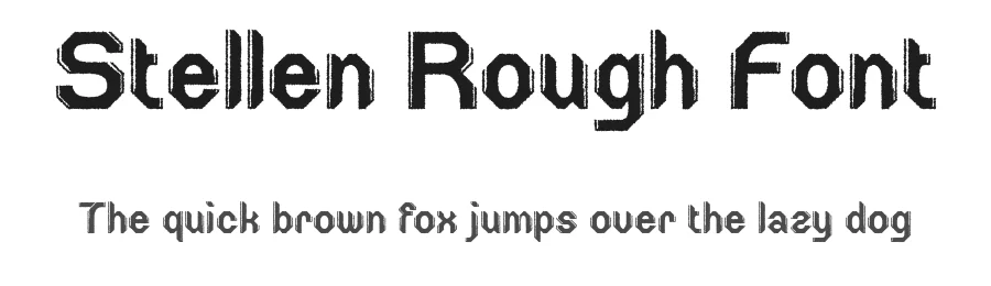 Stellen Rough Font by craftsupplyco — Display Font