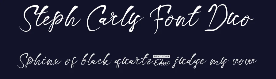 Steph Carly Font Duo by edricstudio — Script Handwritten Font — thumbnail 2