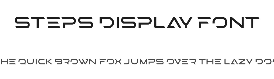STEPS Display Font by Mahir Huseynov — Display Font