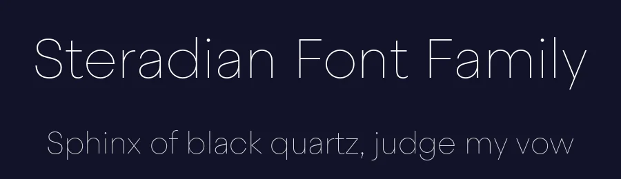 Steradian Font Family by Emtype Foundry — Sans Serif Font — thumbnail 2