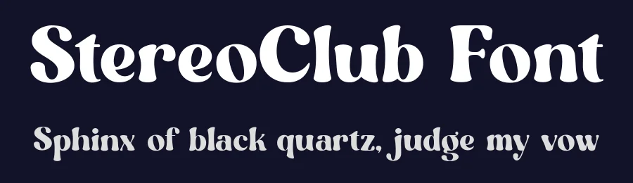 StereoClub Font by ClevUs — Serif Font — thumbnail 2