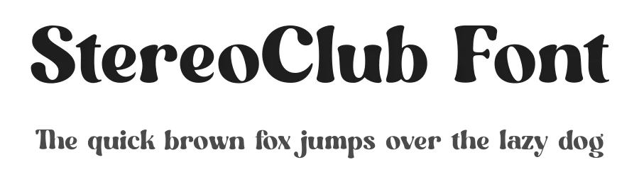StereoClub Font by ClevUs — Serif Font