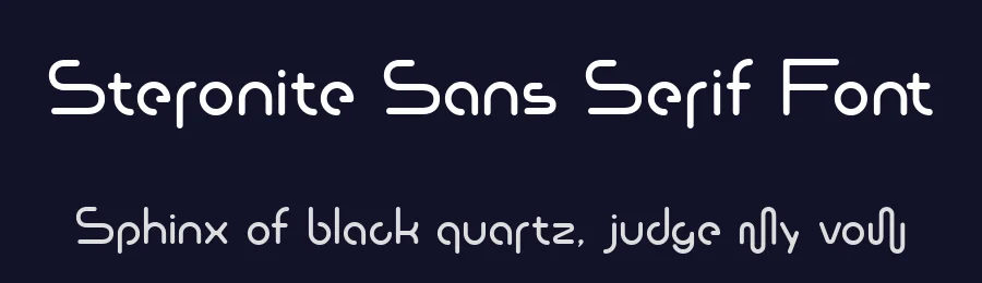 Steronite Sans Serif Font by Dasukreation — Sans Serif Font — thumbnail 2