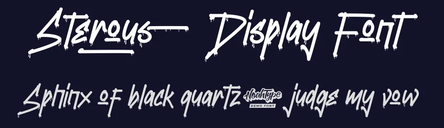 Sterous Display Font by noahtype — Display Font — thumbnail 2