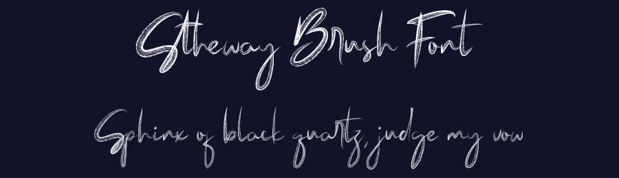 Stheway Brush Font by Good Fonts — Script Handwritten Font — thumbnail 2