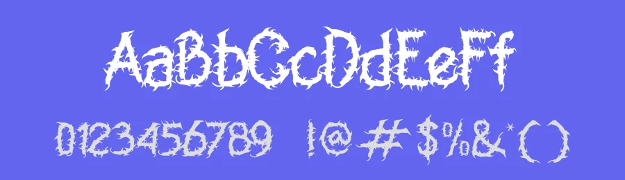Stickbar Metal Font by Rachmad bagus f — Blackletter Font — thumbnail 3