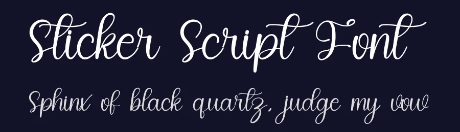 Sticker Script Font by inermediaSTUDIO — Script Handwritten Font — thumbnail 2