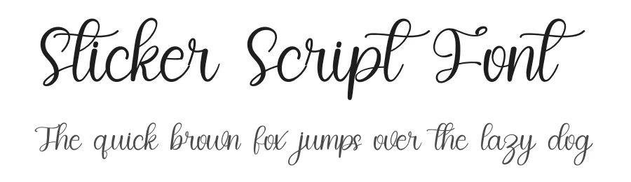 Sticker Script Font by inermediaSTUDIO — Script Handwritten Font