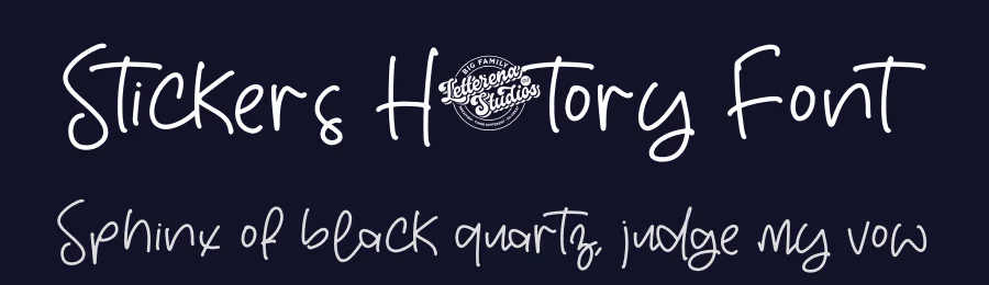 Stickers History Font by letterenastudios — Display Font — thumbnail 2