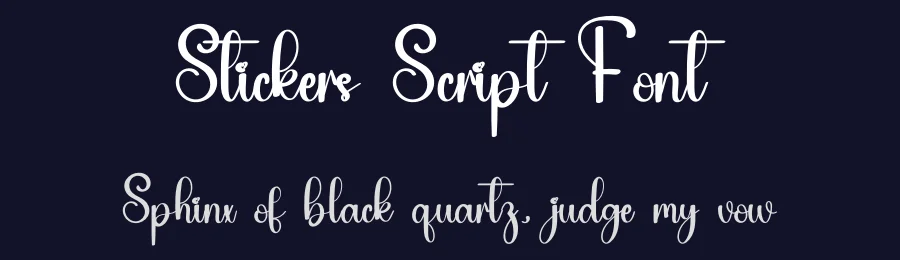 Stickers Script Font by inermediaSTUDIO — Script Handwritten Font — thumbnail 2