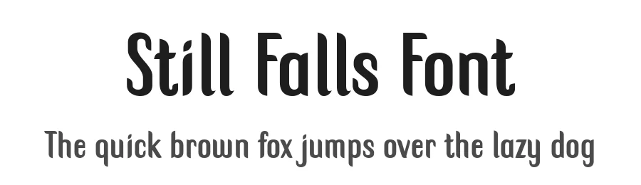 Still Falls Font by Anto (7NTypes) — Display Font