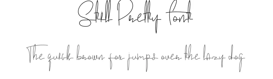 Still Pretty Font by levincreative — Script Handwritten Font