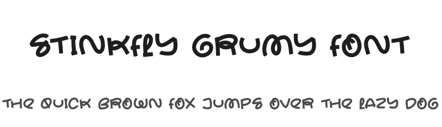 Stinkfly Grumy Font by perspectype — Display Font