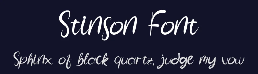 Stinson Font by Javanicestudio — Script Handwritten Font — thumbnail 2