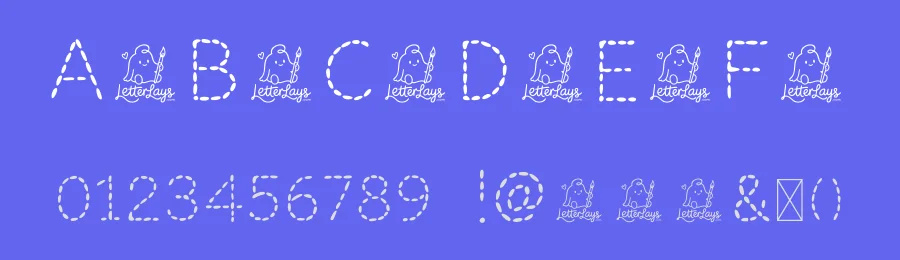 Stitchy Free Font by Letterlays — Display Font — thumbnail 3