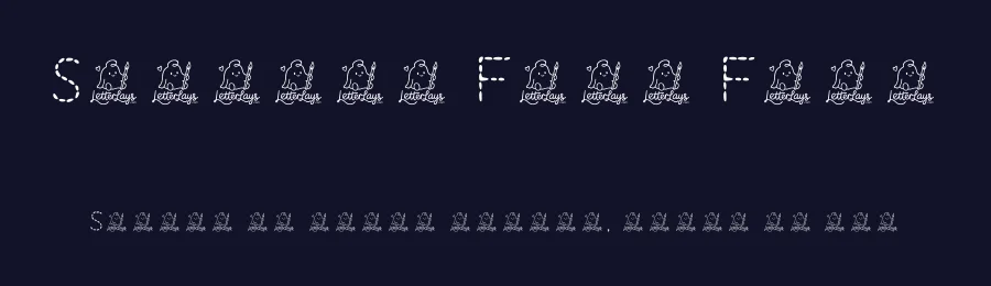 Stitchy Free Font by Letterlays — Display Font — thumbnail 2
